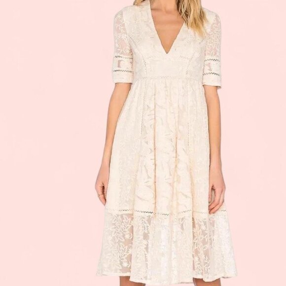 FREE PEOPLE | Mountain Laurel Lace Dress - Picture 1 of 5